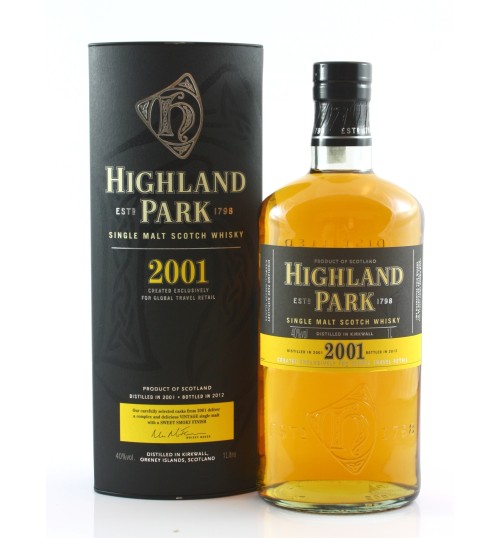 Highland Park Vintage 2001 40% 1 l