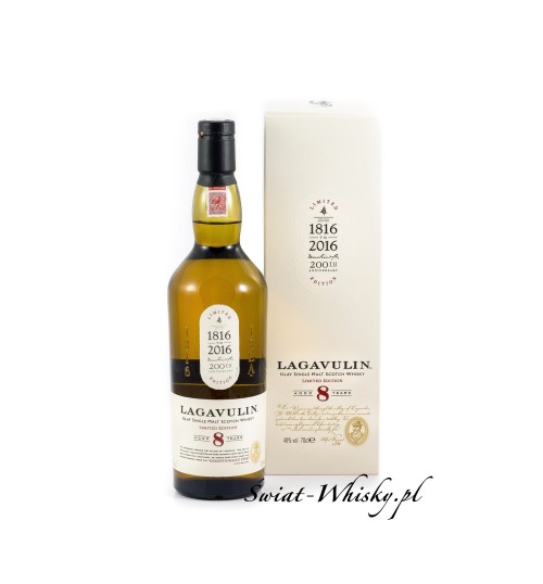 Lagavulin 8YO 200 th Anniversary Limited Edition 48% 0,7 l