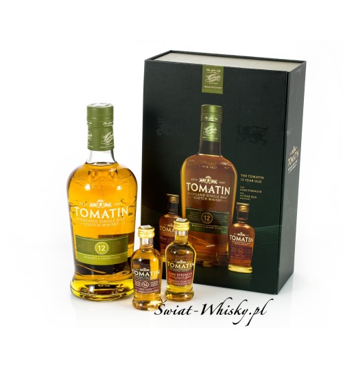 Tomatin 12 YO + 2 miniaturki 0,7 l + 2x0,05 l