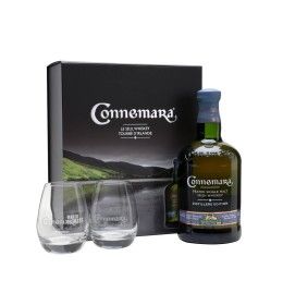 Connemara Irish Peated Malt 40% 0.7 + szklanki 