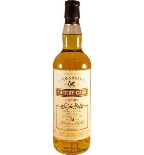 Auchroisk Sherry Cask 24yo Cadenhead's 56.5% 0.7l