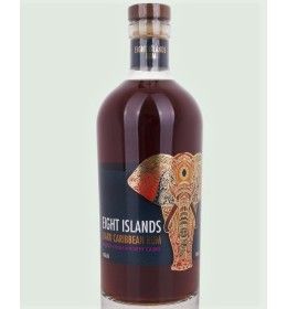 Eight Islands Dark Caribbean Rum 40%  0,7 l