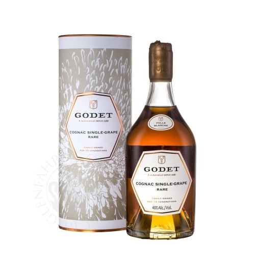Godet Cognac SINGLE-GRAPE RARE Folle Blanche 40% 0,7 l