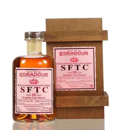 Edradour SFTC 10yo Burgundy 2007 58.7% 0.5l