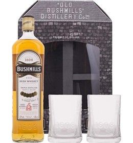 Bushmills Original 40% 1 l + 2 szklanki