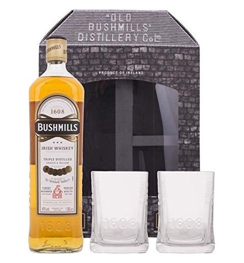 Bushmills Original 40% 1 l + 2 szklanki