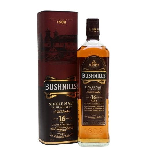 Bushmills 16YO Single Malt Whiskey 40% 0.7l