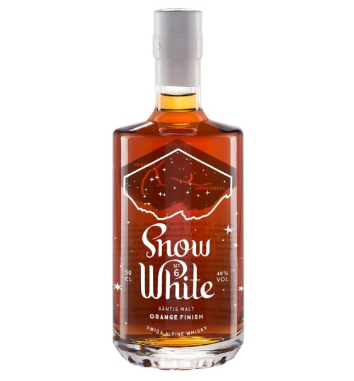 Säntis Malt Snow White No. 6 Limited Edition Orange Finish 48% 0,5 l