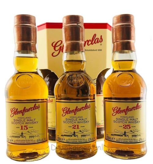 Glenfarclas Miniset 15YO, 21YO, 25YO (3 x 0,2 l)