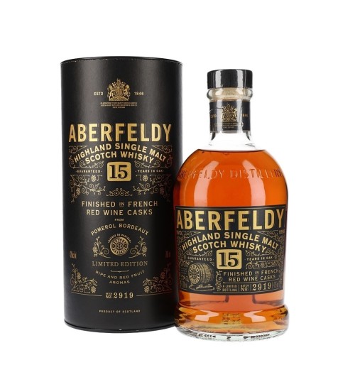 Aberfeldy 15YO POMEROL BORDEAUX Finish Limited Edition 43% 0,7