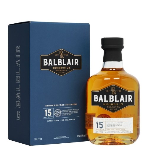 Balblair 15YO Highland Single Malt 46% 0,7 l