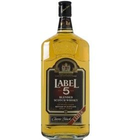 Label 5 Classic Black Blended Scotch Whisky 40% 0,7 l
