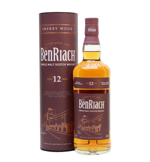 BenRiach 12YO Sherry Wood 46% 0.7l