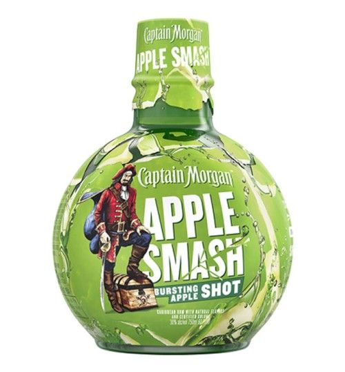 Captain Morgan APPLE SMASH Bursting Apple Shot 30% 0,75 l