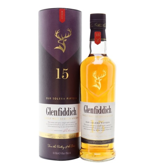 Glenfiddich 15YO OUR SOLERA FIFTEEN Single Malt Scotch Whisky 40% 0,7 l i