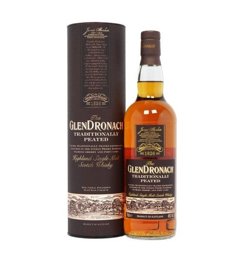 GlenDronach TRADITIONALLY PEATED Highland Single Malt Scotch Whisky 48% 0,7 l