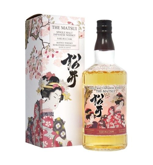 Matsui Single Malt Japanese Whisky SAKURA CASK 48% 0,7 l
