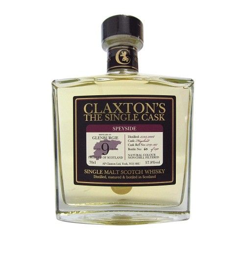Claxton's The Single Cask GLENBURGIE 9YO Old 57.8% 0,7 l