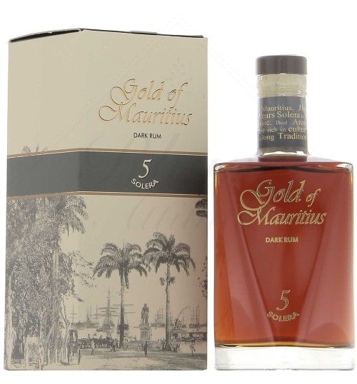 Gold of Mauritius 5 Solera Dark Rum 40% 0,7 l