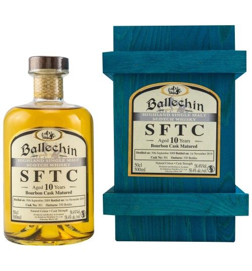 Edradour Ballechin SFTC 10YO Bourbon Cask 58.4% 0.5l