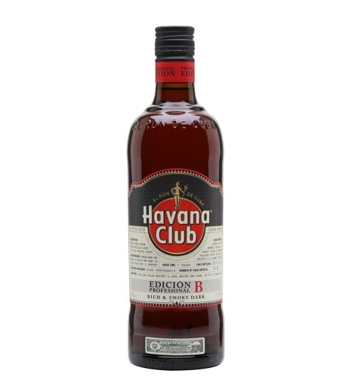 Havana Club EDICIÓN PROFESIONAL "B" 40%  0,7l