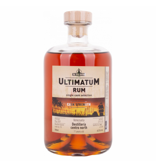 Ultimatum Rum Single Cask Selection Centro North Venezuela 11YO CASK STRENGTH 62,5% 0,7l