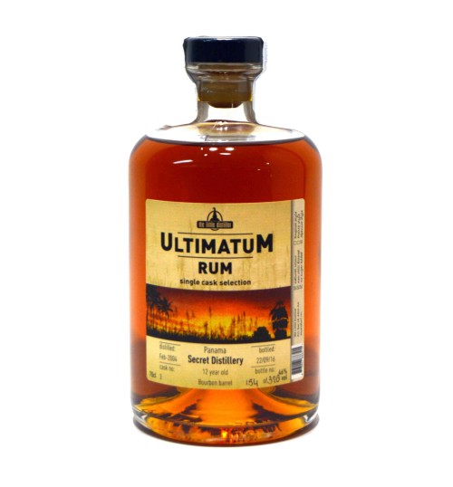 Ultimatum Rum Single Cask Selection Secret Distillery Panama 10YO CASK STRENGTH 64,7% 0,7l