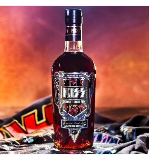 Kiss Detroit Rock Premium Dark Rum 45%  0,7l