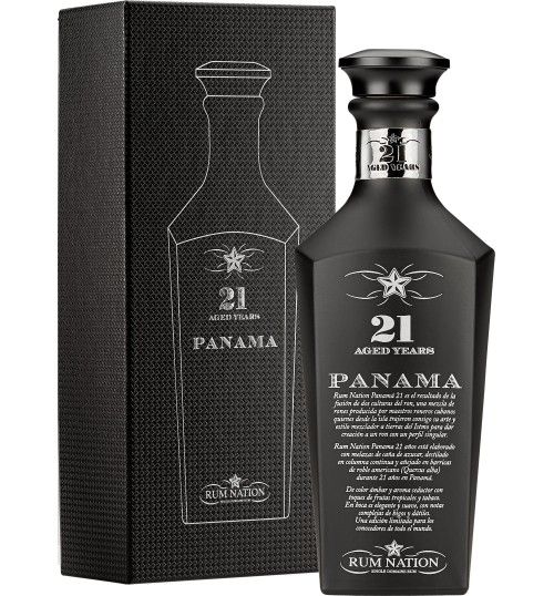 Rum Nation Panama 21YO Black Edition 43% 0,7l