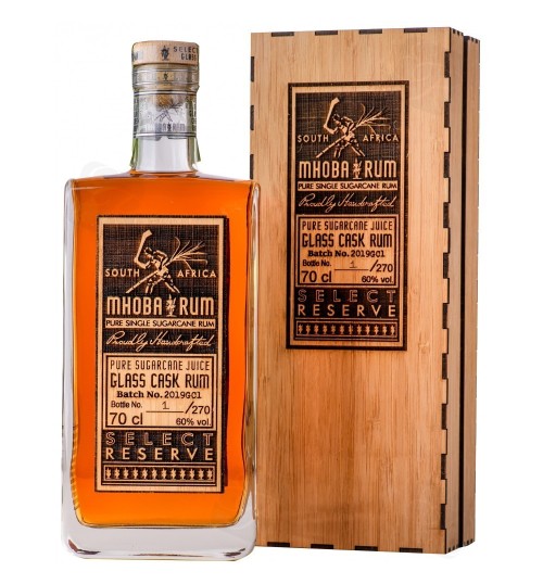 Mhoba Rum SELECT CASK GLASS CASK Rum 60% 0,7l
