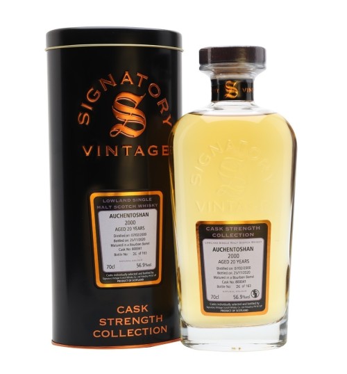 Auchentoshan 20YO Signatory Vintage 2000 59.2% 0.7l