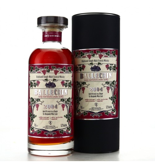 Edradour Ballechin 16YO Single Ex-Burgundy Wine Cask 2004 51,7% 0,7l