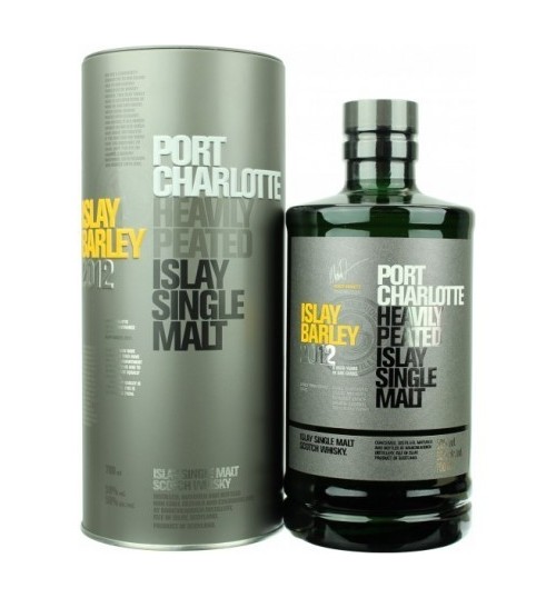 Port Charlotte ISLAY BARLEY Heavily Peated Islay Single Malt 2012 50% 0,7l