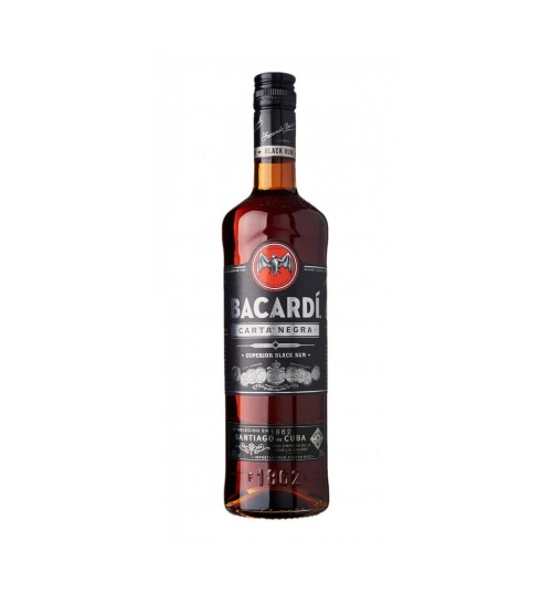 Bacardi Carta Negra Superior Black Rum 37,5% 0,7l