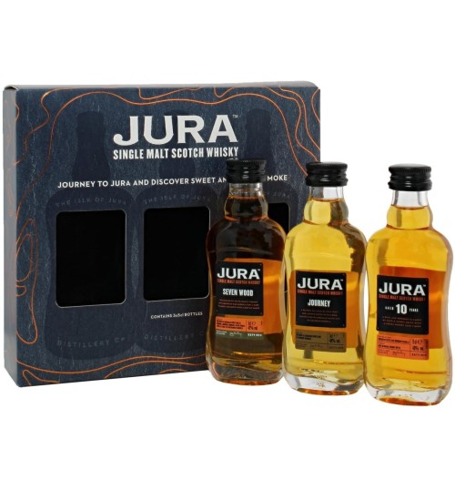 Jura single malt zestaw miniaturek 3x0,05