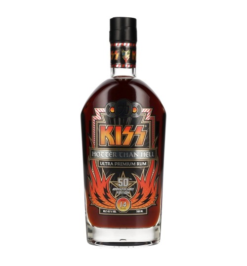 Kiss 14YO Hotter than Hell Rum 50th Anniversary Edition 45% 0,7l