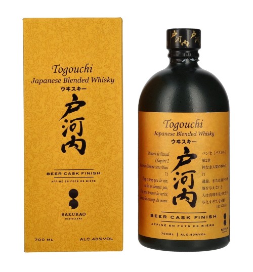 Togouchi Japanese Blended Whisky Beer Cask Finish 40% 0,7l