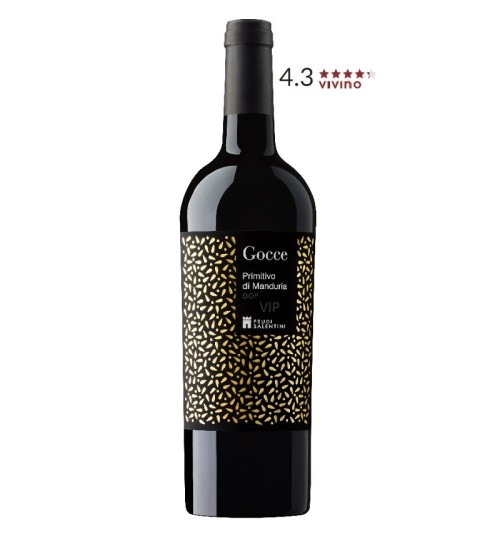 Wino GOCCE Primitivo di Manduria 14.5% 0.75l