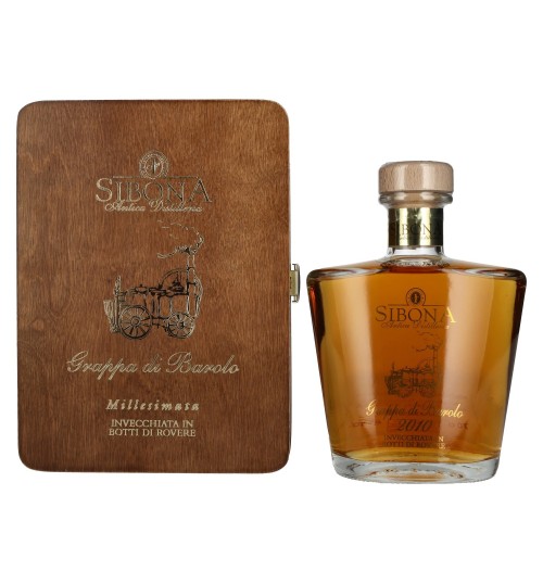 Sibona RISERVA SPECIALE Grappa di Barolo MILLESIMATA 2010 44% 0,7l