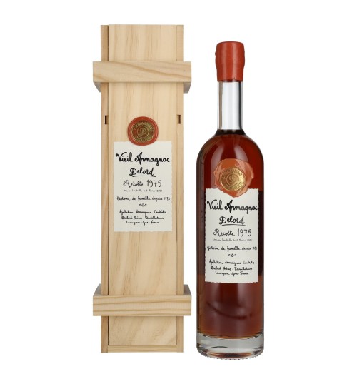 Vieil Armagnac 50YO Delord Vintage Récolte 1975 40% 0,7l