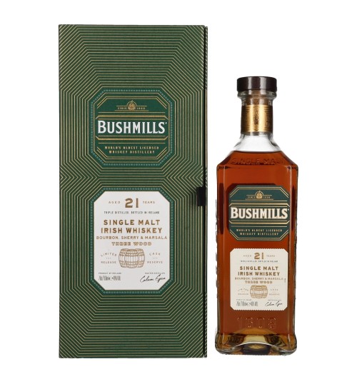 Bushmills 21YO RARE Single Malt Irish Whiskey 46% 0,7l