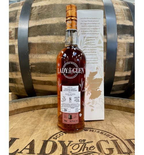 Glen Scotia 8YO 2016  Tawny Port Finish 56.5% 0.7 - Lady of the Glen