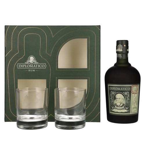 Diplomatico Reserva Exclusiva 40% 0,7 l + szklanki