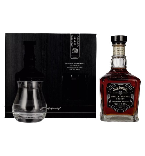 Jack Daniel's Select Single Barrel 47% 0,7 z kieliszkiem