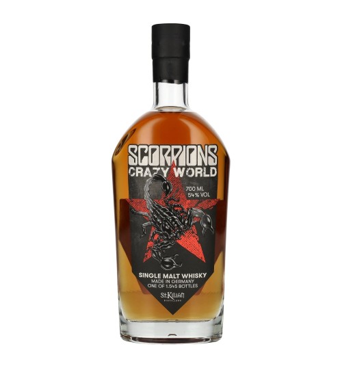 St. Kilian SCORPIONS CRAZY WORLD Single Malt Whisky 54% 0,7l