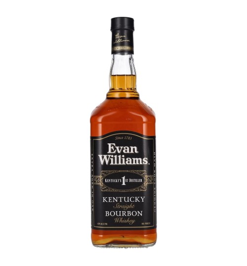 Evan Williams Kentucky Straight Bourbon Whiskey Black Label 43% 1 l