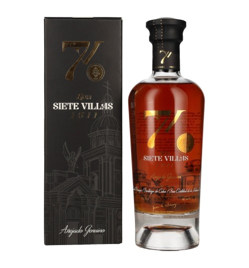 Ron 7 Siete Villas 1511 Añejado Genuino Rum 40% 0,7l