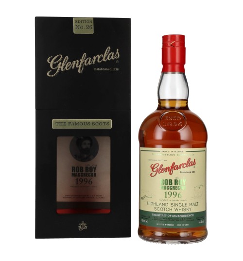 Glenfarclas The Famous Scots ROB ROY MACGREGOR 1996 46% 0,7l