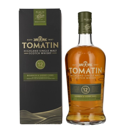 Tomatin 12YO BOURBON & SHERRY CASKS 43% 1l